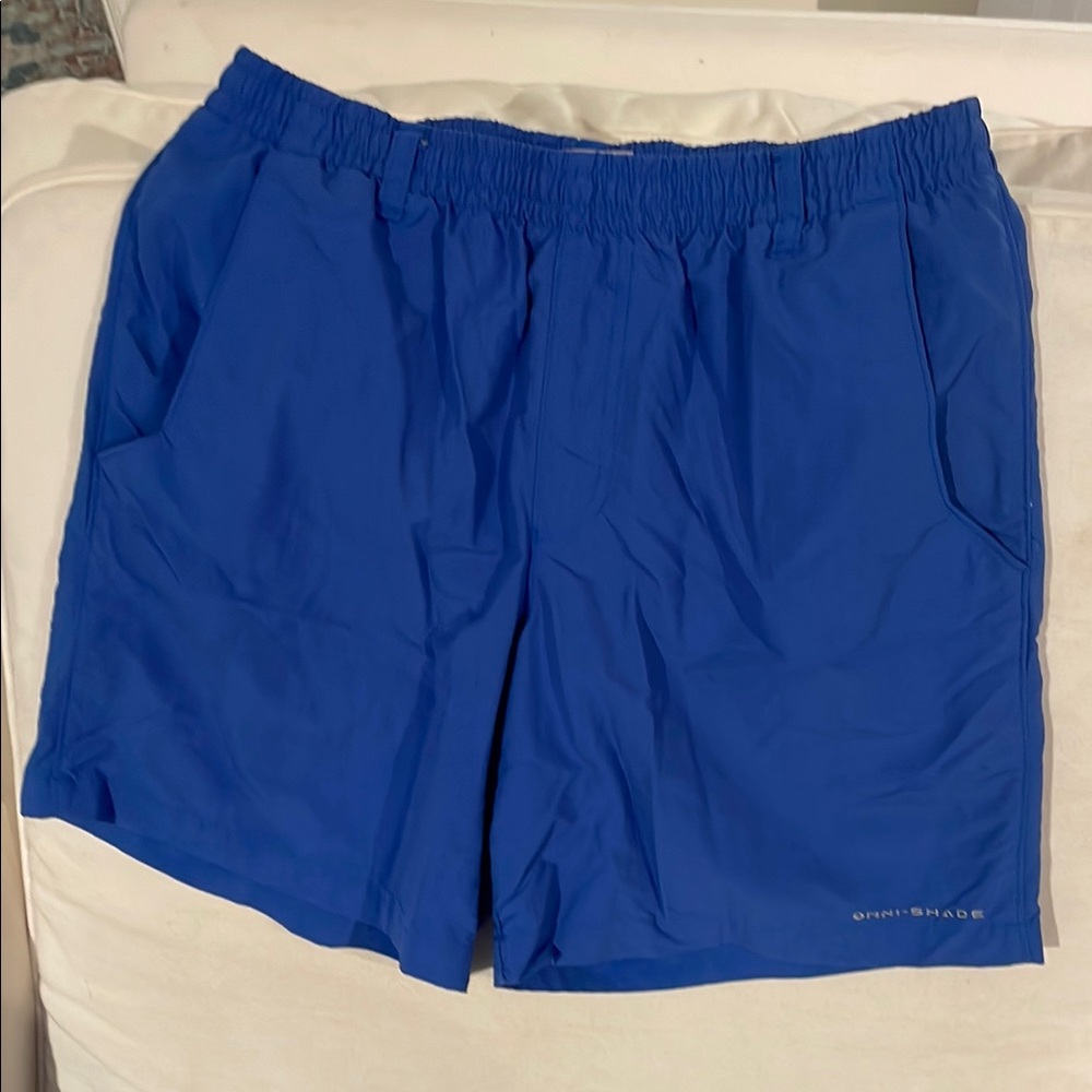 Columbia Blue Mesh Athletic Shorts